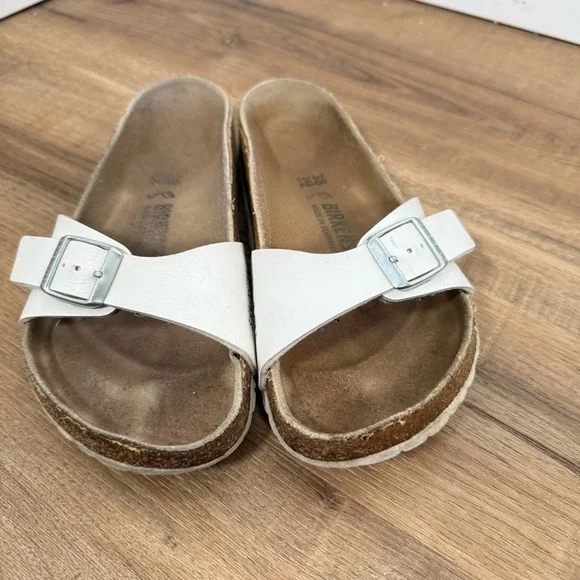 Birkenstock Madrid Sandal White Casual Boho 38 - Picture 2 of 8